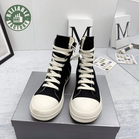 RICK OWENS HIGH-TOP BLACK - RO005