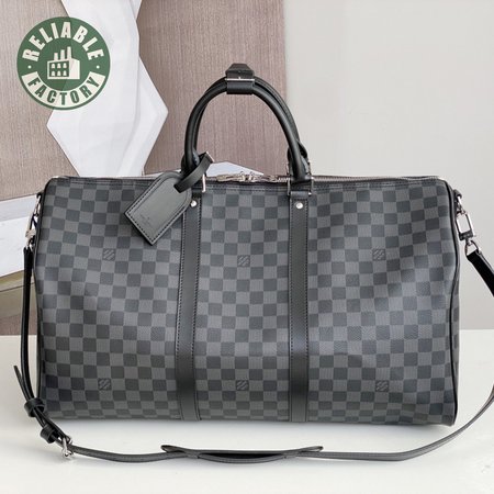 keepall bandouliere damier graphite 45 black/graphite