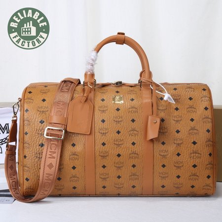 MCM Ottomar Weekender Bag in Visetos