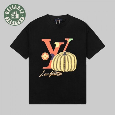 yayoi kusama joint series pumpkin print short-sleeved t-shirt black