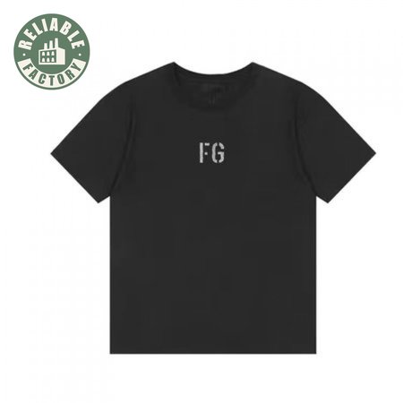 Fear of God FG Logo T-shirt Vintage Black