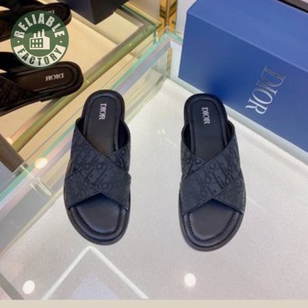 DIOR ALIAS SANDAL Black Dior Oblique Jacquard