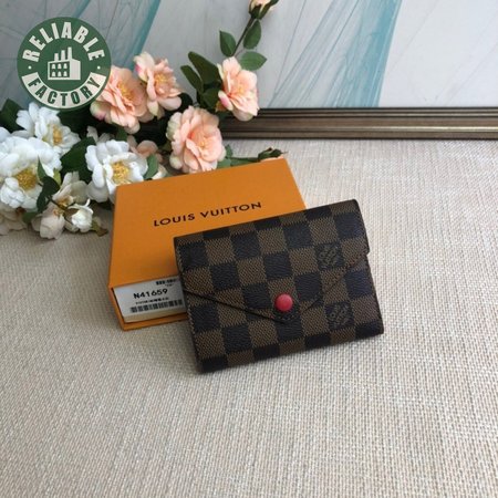 Wallet Victorine Monogram Fuchsia Lining