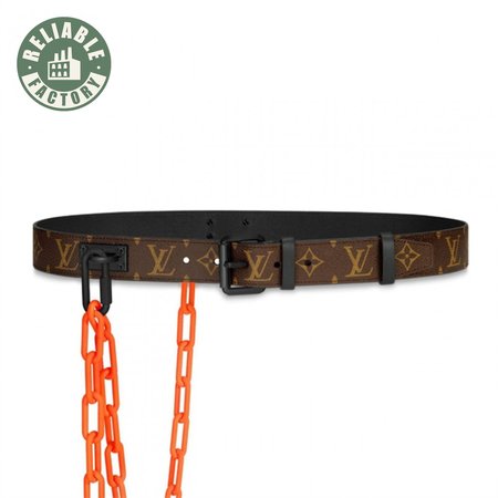 Signature Belt Monogram Chains 35MM Canvas - LBP009