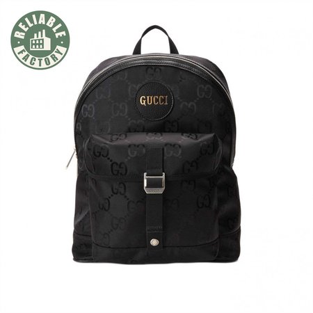 Gucci Off The Gird Backpack Black GG Nylon - GBP002