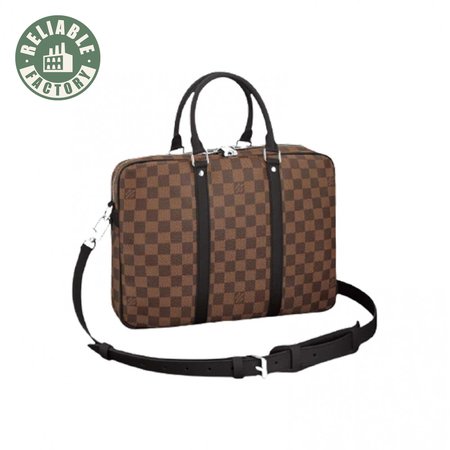 porte-documents voyage pm monogram macassar canvas ldb062