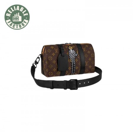 city keepall monogram canvas other in brown ldb037