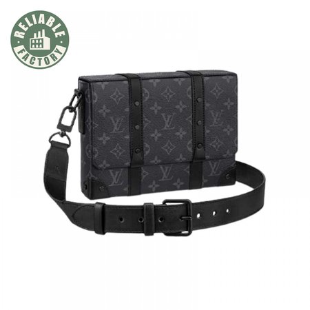 trunk messenger monogram eclipse coated canvas lmb014
