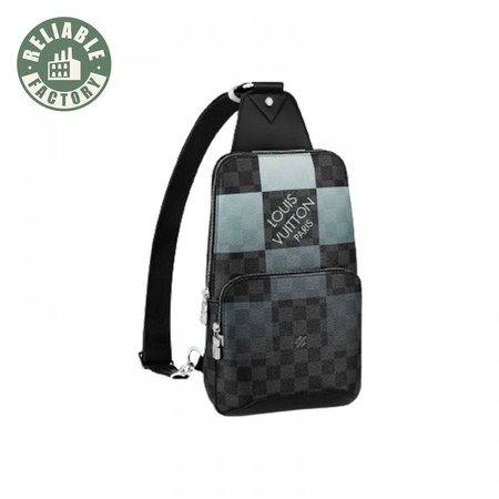 avenue sling bag white damier graphite giant lmb044