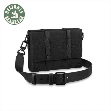 trunk messenger bag taurillon monogram leather m57726