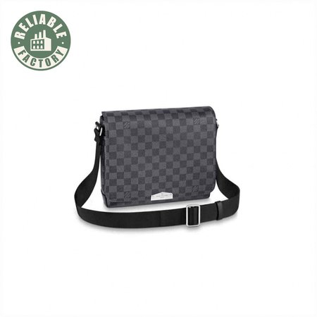 district pm damier graphite canvas n40349