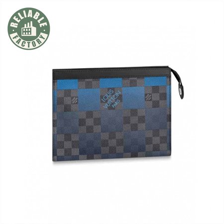 POCHETTE VOYAGE MM DAMIER GRAPHITE CANVAS N60412