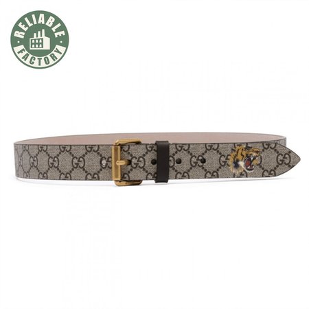 GUCCI TIGER PRINT GG SUPREME BELT - B40
