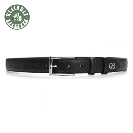 GUCCI SIGNATURE BELT WITH GG DETAIL - B35