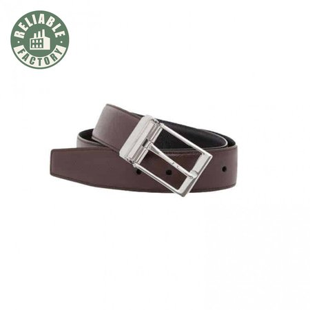 BURBERRY GRAINY REVERSIBLE LEATHER BELT - B30