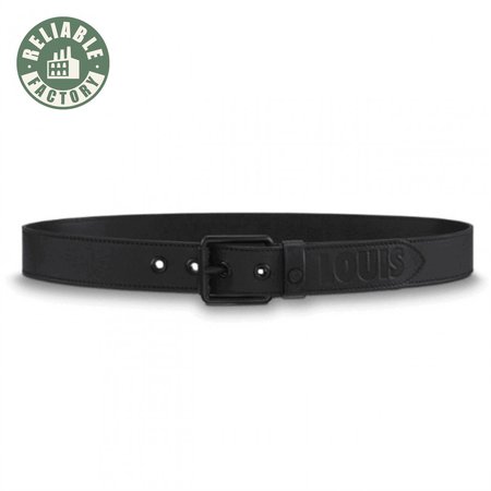 dark infinity leather voyager 35mm belt - b157