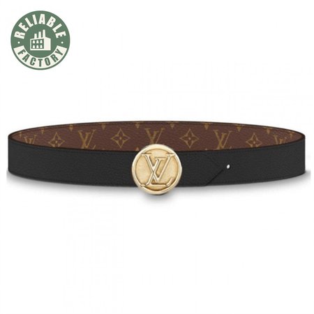 monogram circle logo 35mm reversible belt - b154