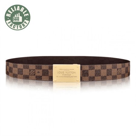 NEO INVENTEUR REVERSIBLE 40MM DAMIER EBENE CANVAS BELT - B133