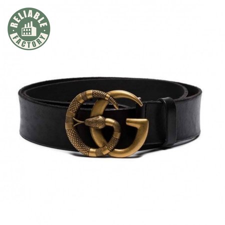 GUCCI DOUBLE G SNAKE BUCKLE BELT - B1