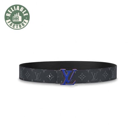 initiales 40mm reversible monogram canvas belt - b83