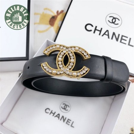 Chanel Leather Belt Buckle 30mm