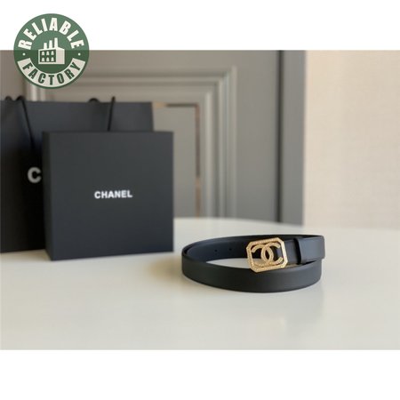 chanel logo classic belt