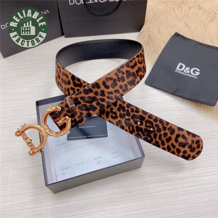 dolce & gabbana d&g logo leather belt