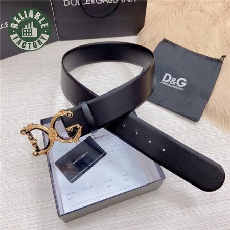 dolce & gabbana d&g logo leather belt