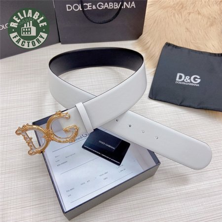 dolce & gabbana d&g logo leather belt