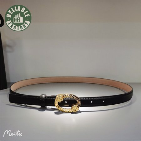 versace 2.0 collar buckle rivet belt