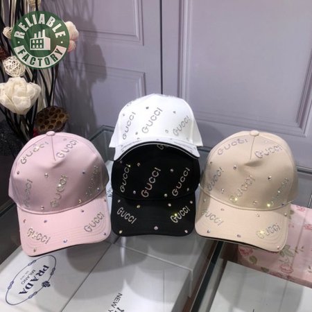 Fashion Gucci with diamond logo Baseball cap