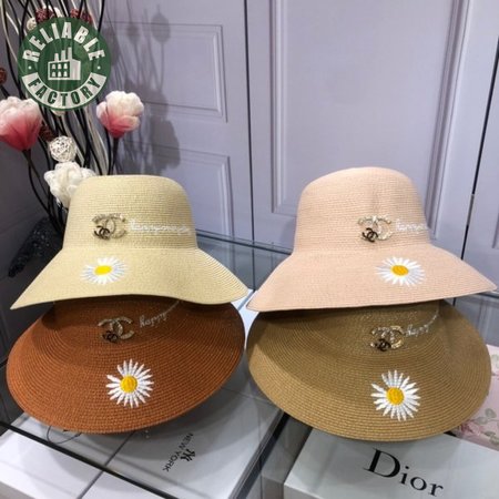 New Wholesale CC Daisy Straw Hat