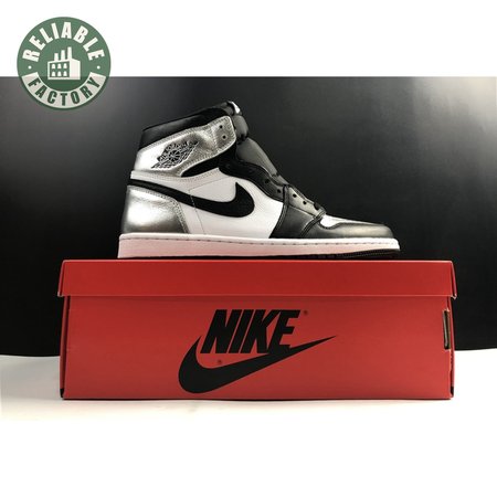 Air Jordan 1 Retro High OG White Black Silver SP Unisex