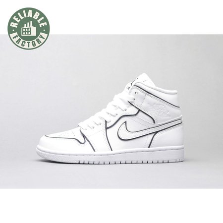 Air Jordan 1 Mid Iridescent Reflective White 36-46