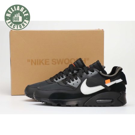 Nike OFF-WHITE x Air Max 90 White Black 40-46