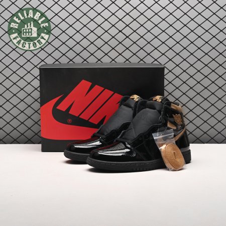 Jordan 1 Retro High Black Metallic Gold (2020) Unisex