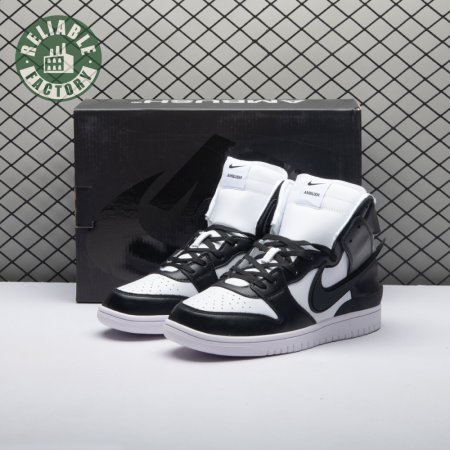 Nike Dunk High AMBUSH Black White Unisex