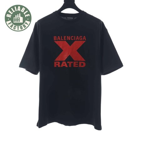 BALENCIAGA CHEST RED X PRINTEED T SHIRT
