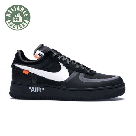 Off-White x Air Force 1 Low 'Black' Men's