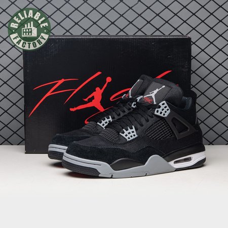 Air Jordan 4 Retro SE Black Canvas DH7138-006 Men's