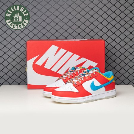 Nike Dunk Low QS LeBron James Fruity Pebbles DH8009-600 Unisex