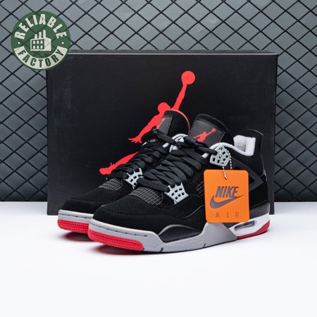 Air Jordan 4 Retro OG Bred 2019 Unisex