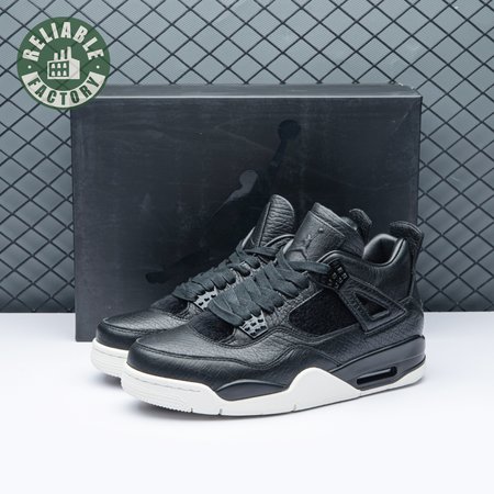 Jordan 4 Retro Pony Hair Black Men's