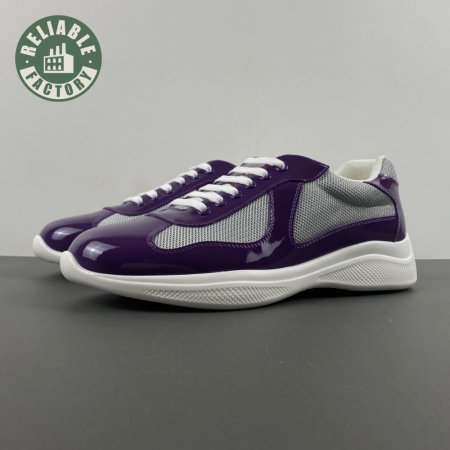 Prada America's Cup Purple Sneakers