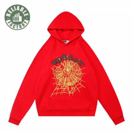 Sp5der Hoodies Red