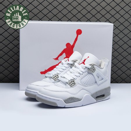 Air Jordan 4 Retro 'White Oreo' Unisex