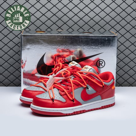 Off-White x Dunk Low 'University Red' Men's