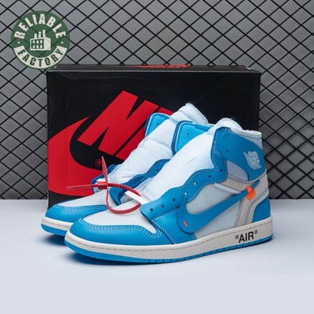 Off-White x Air Jordan 1 Retro High OG 'UNC' Unisex