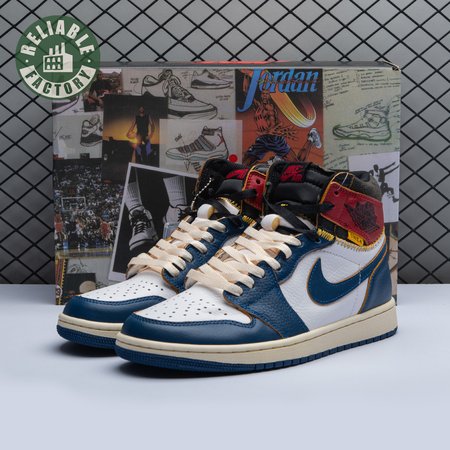 Jordan 1 Retro High Union Los Angeles Blue Toe Men's
