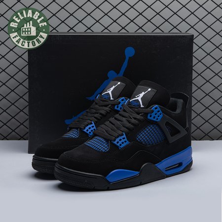 Jordan 4 Retro Black Blue Men's